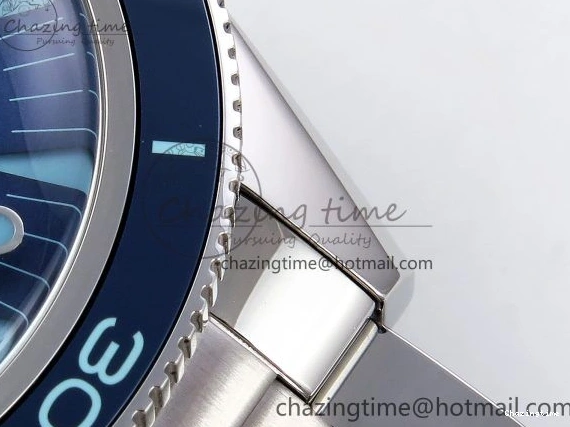 0504 Seamaster 300 Heritage VSF 1:1 Best Edition Blue Dial on SS Bracelet A8912 Super Clone Packable 7716